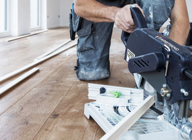 Parkettboden Verlegung